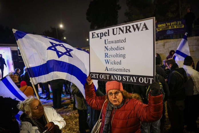 UNRWA Protest 1